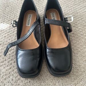 Steve Madden Black Strap Mary Jane’s